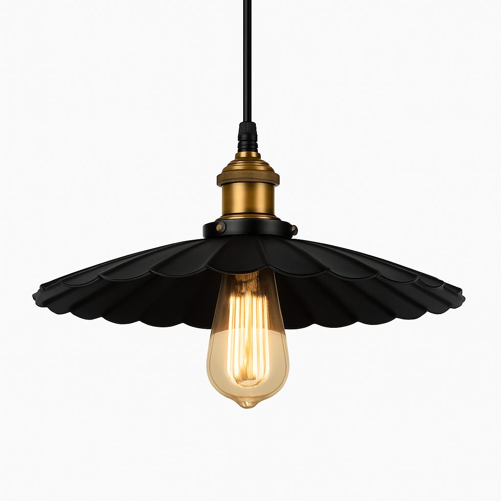 Pendant Light Iron Frame in Nordic Style | Ruvian