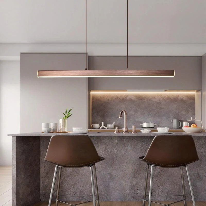 Pendant Light LED Linear Metal for Modern Dining Spaces | Lanovo