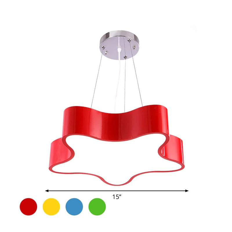 Pendant Light LED Star Shape Kids Room | Lumirox
