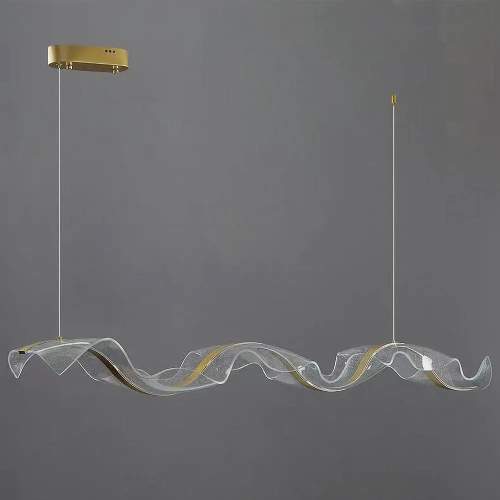 Pendant Light LED Wavy Form in Nordic Style | Sorelli