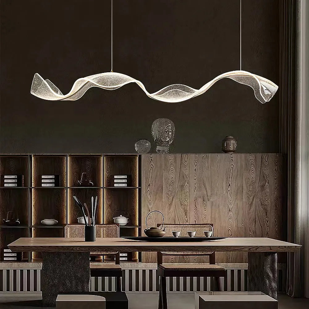 Pendant Light LED Wavy Form in Nordic Style | Sorelli