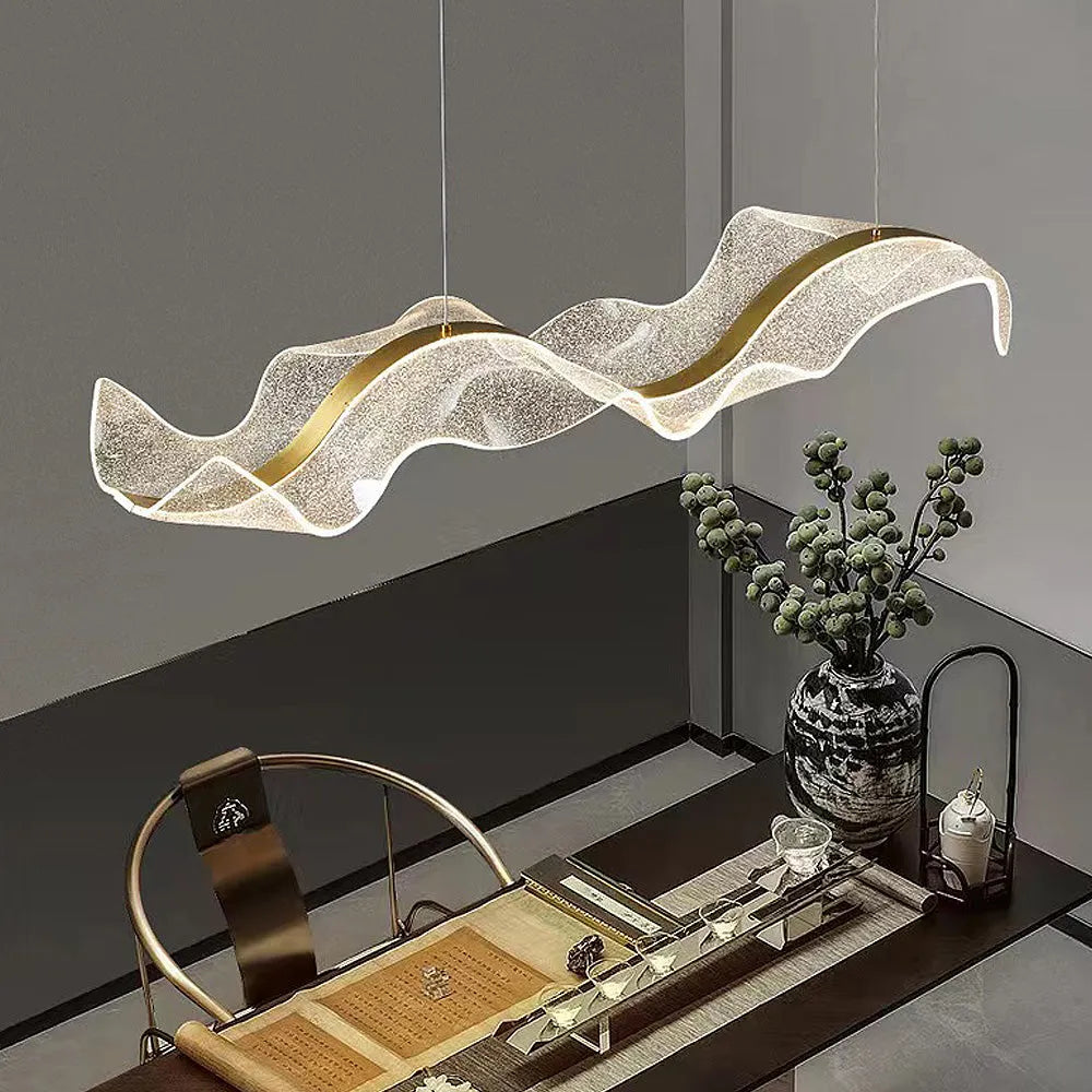 Pendant Light LED Wavy Form in Nordic Style | Sorelli