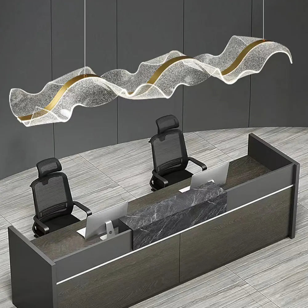 Pendant Light LED Wavy Form in Nordic Style | Sorelli