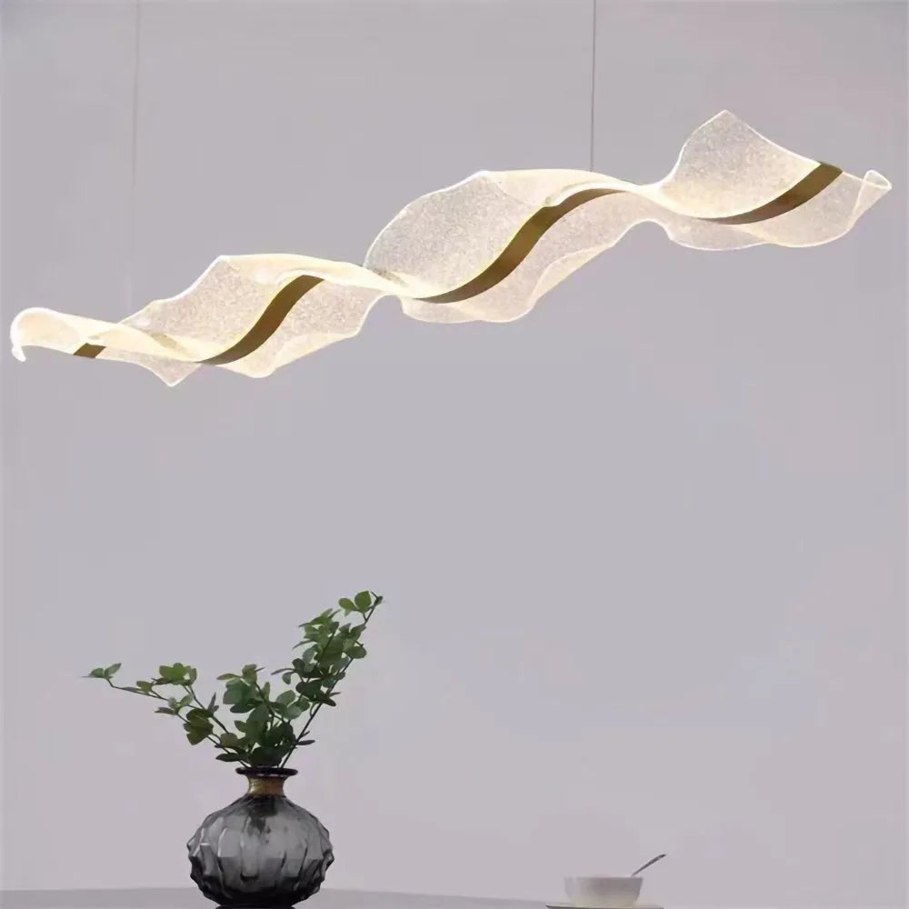 Pendant Light LED Wavy Form in Nordic Style | Sorelli