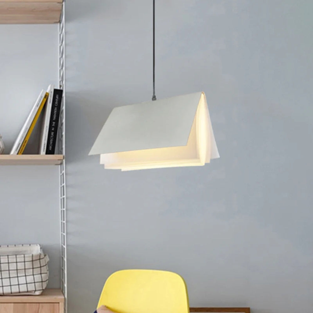 Pendant Light Metal Book Shade for Kids Interior | Libravo