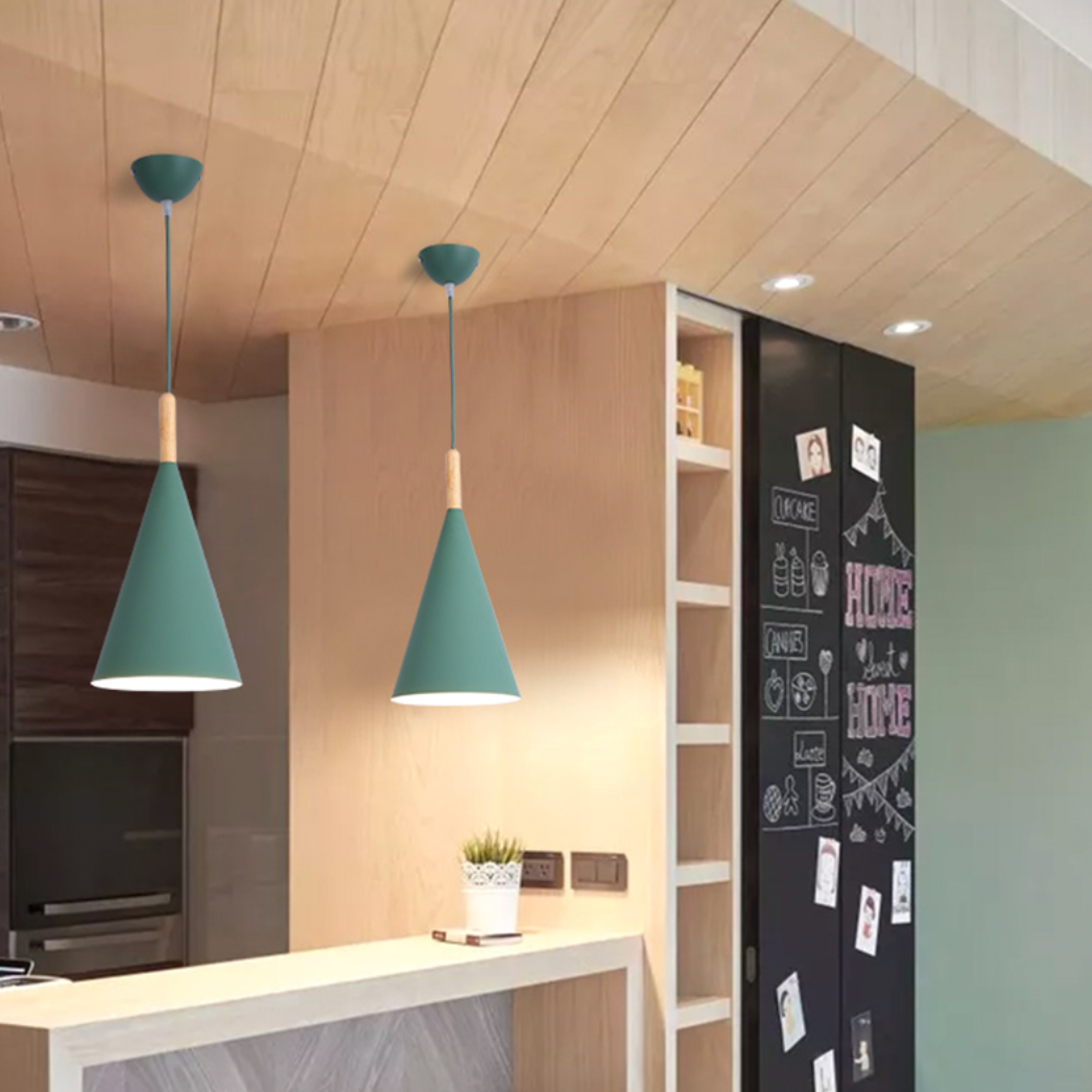 Pendant Light Metal Cone Nordic Design | Ardin