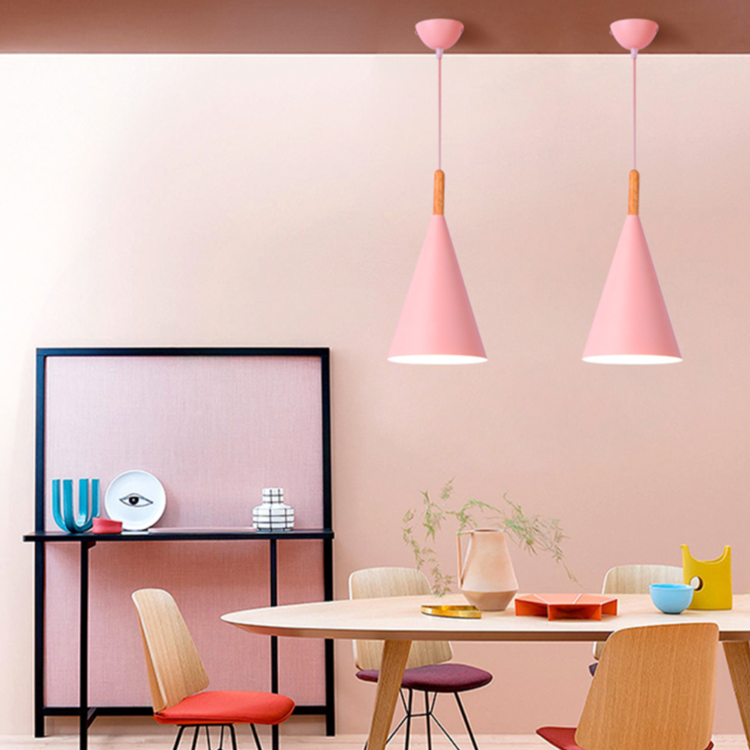 Pendant Light Metal Cone Nordic Design | Ardin