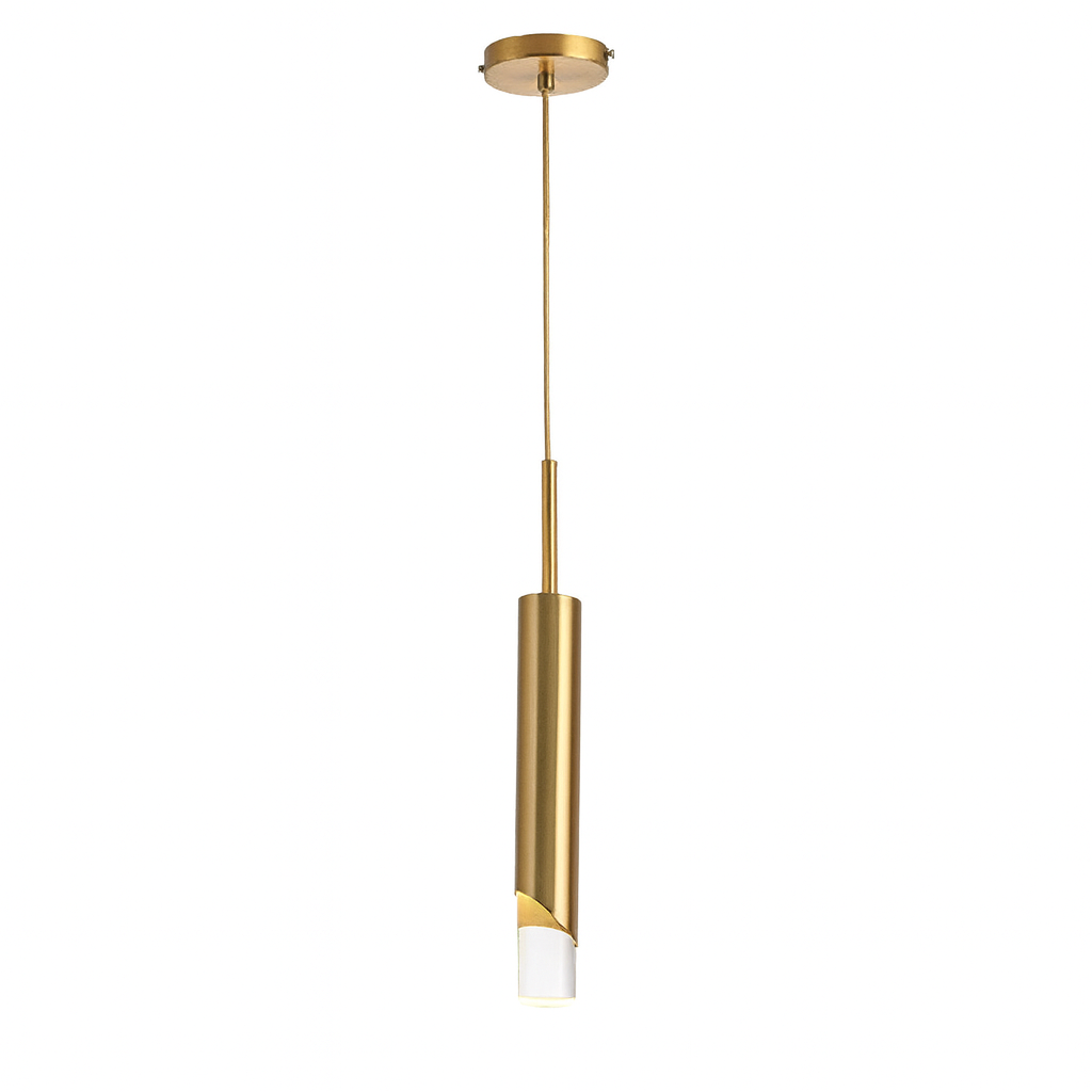 Pendant Light Metal Cylinder LED Compatible Modern | Zelvari