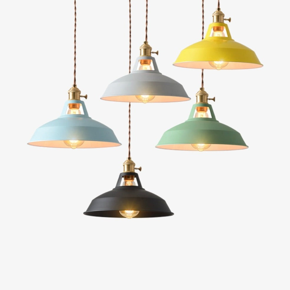 Pendant Light Metal LED in Colour Loft Design Look | Cilvion