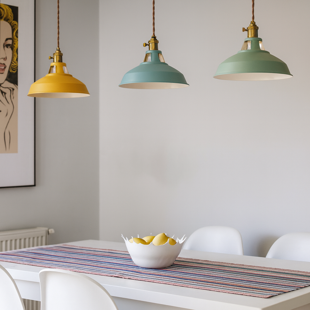 Pendant Light Metal LED in Colour Loft Design Look | Cilvion