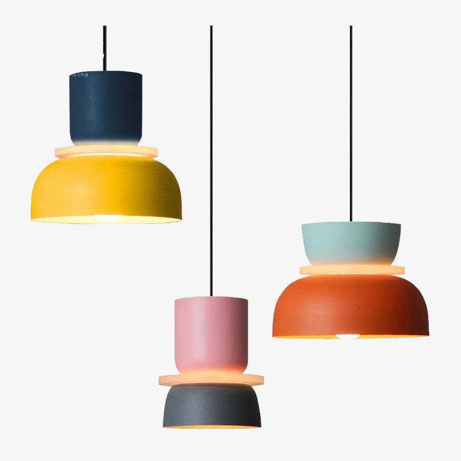 Pendant Light Metal Macaron Scandinavian Style | Mercoli