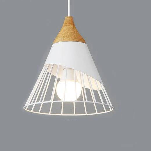 Pendant Light Metal Wood Nordic Design | Sylven