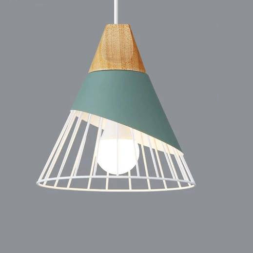 Pendant Light Metal Wood Nordic Design | Sylven