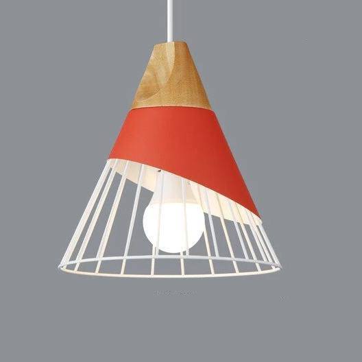 Pendant Light Metal Wood Nordic Design | Sylven