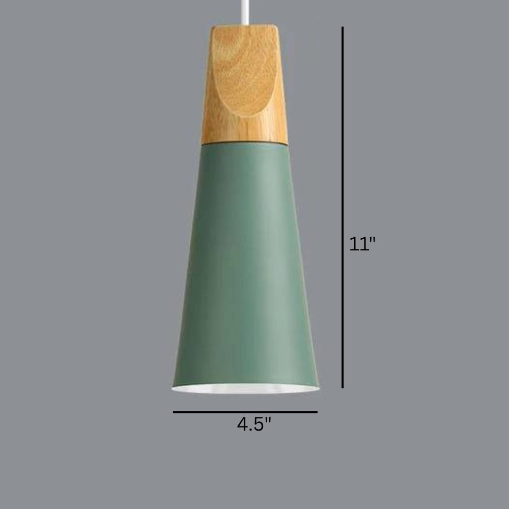 Pendant Light Metal Wood Nordic Design | Sylven