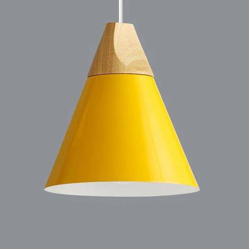 Pendant Light Metal Wood Nordic Design | Sylven