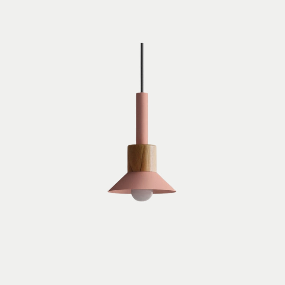 Pendant Light Metal Wood for Nordic Interiors | Venlora