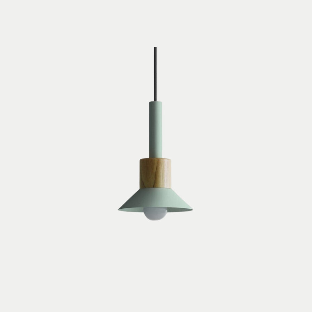 Pendant Light Metal Wood for Nordic Interiors | Venlora