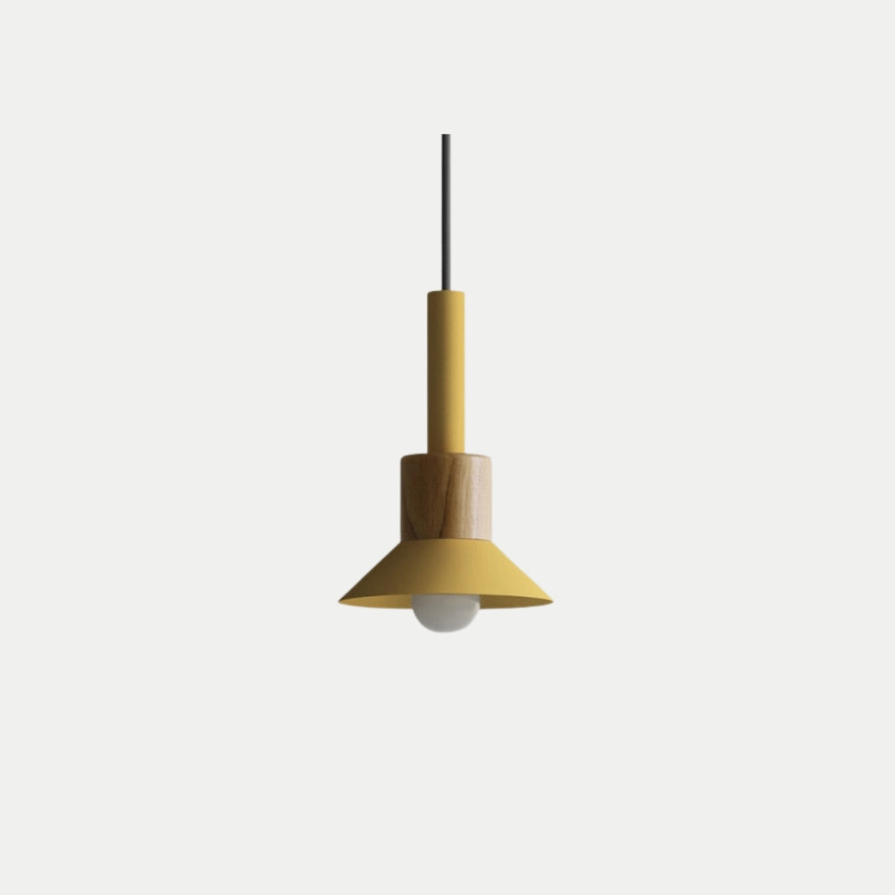 Pendant Light Metal Wood for Nordic Interiors | Venlora