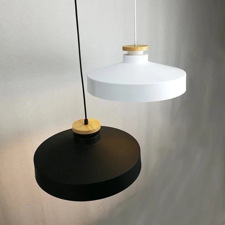 Pendant Light Metal and Wood Scandinavian Interior | Portan