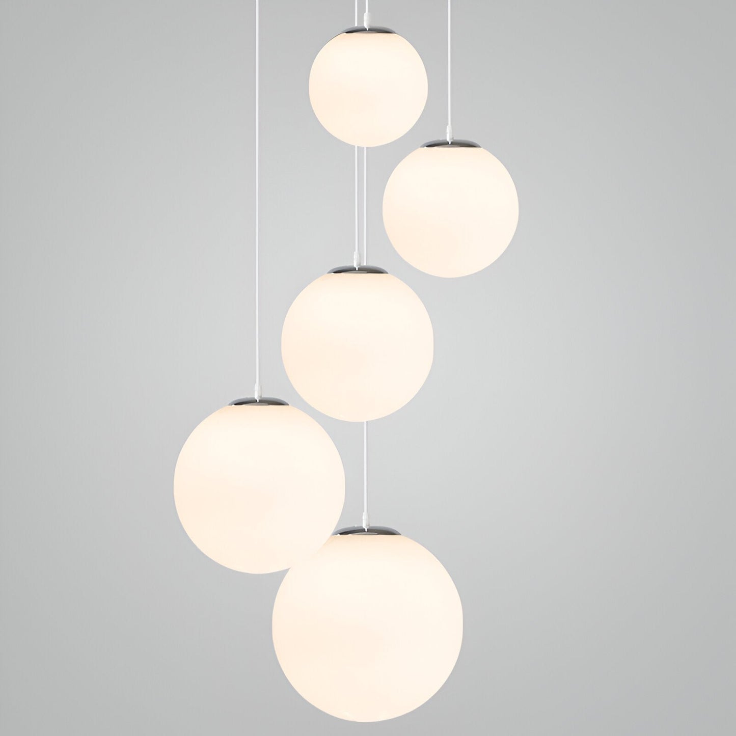 Pendant Light Milky Glass in Nordic Style | Zorevo