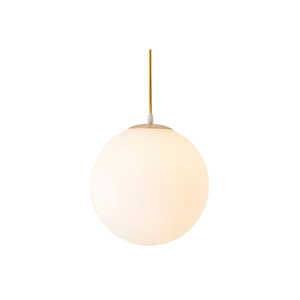 Pendant Light Milky Glass in Nordic Style | Zorevo