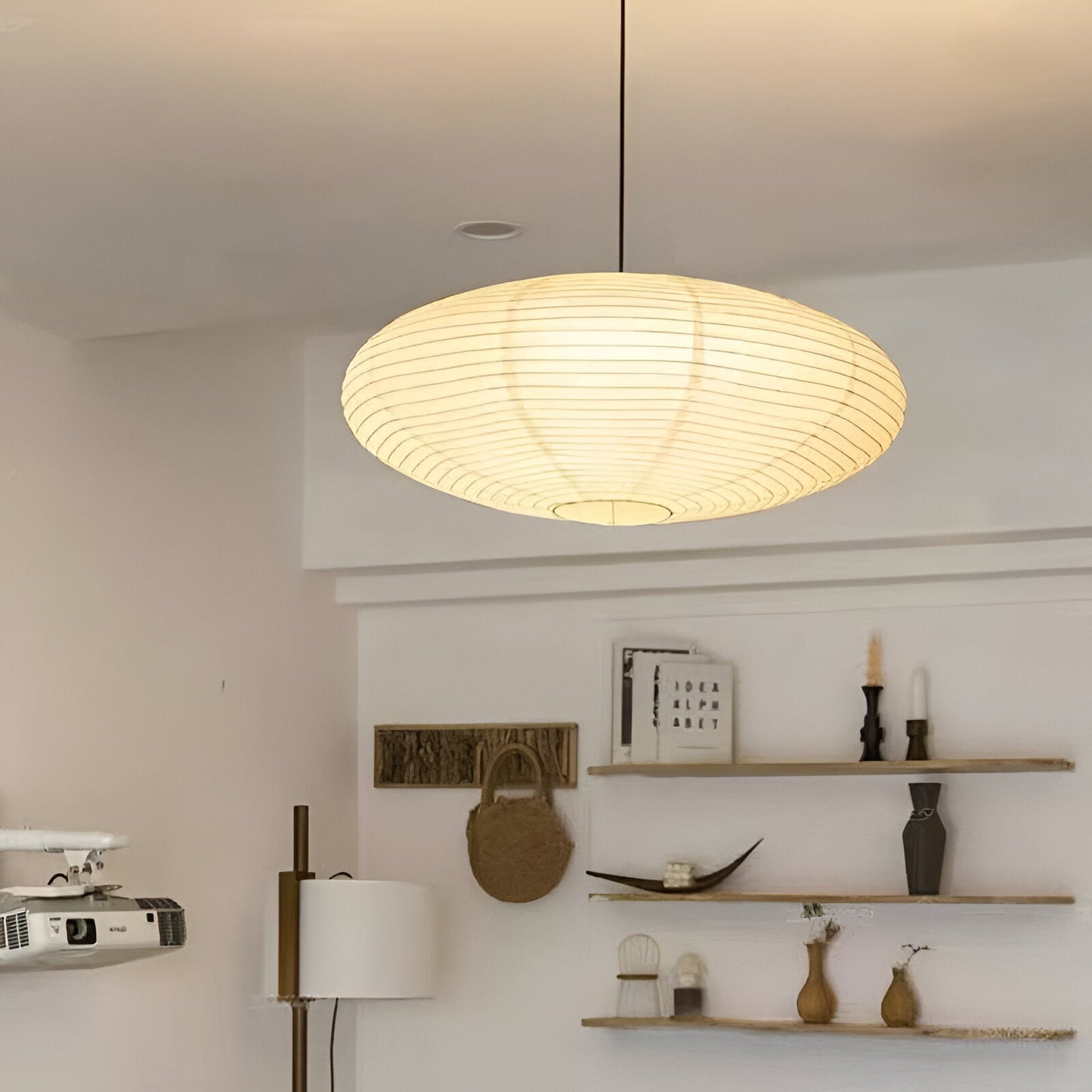 Pendant Light Mulberry Paper Japandi Style | Sorano