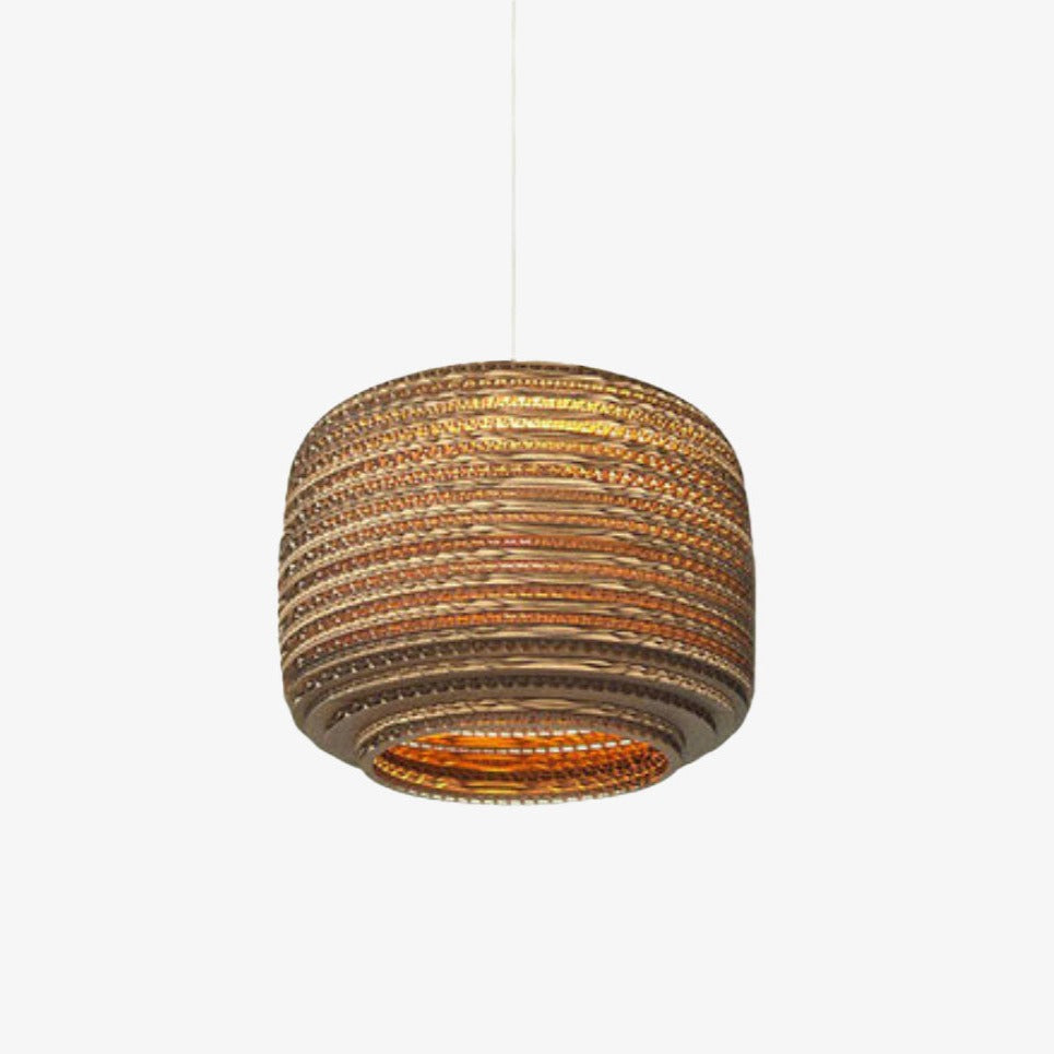 Pendant Light Paper Cardboard in Nordic Style | Sodvera