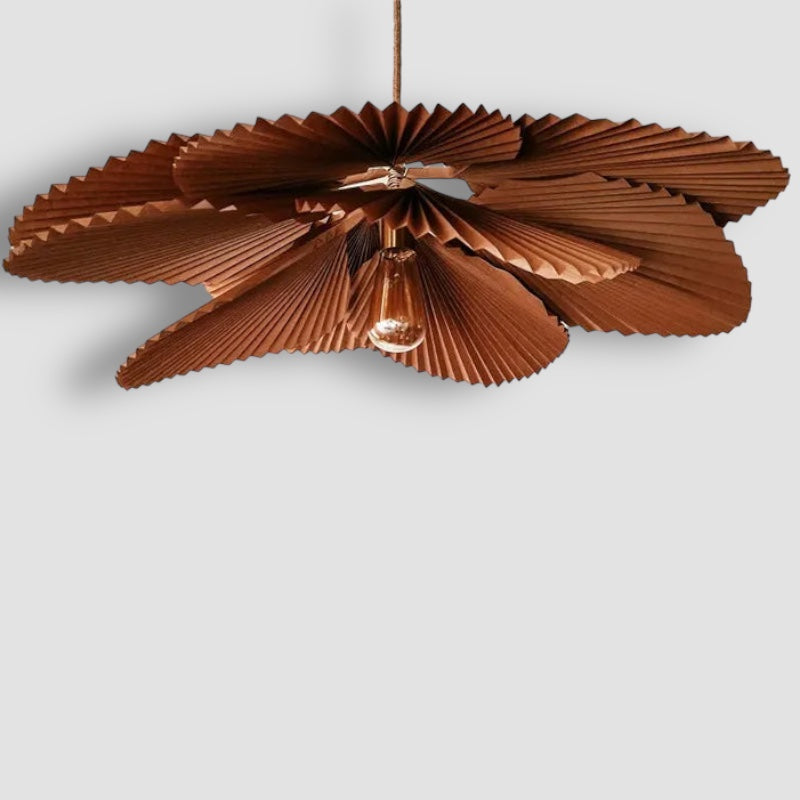 Pendant Light Paper Flower Art Deco Style | Florica