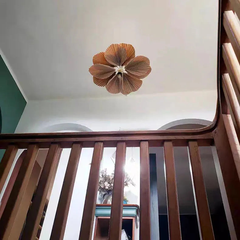 Pendant Light Paper Flower Art Deco Style | Florica