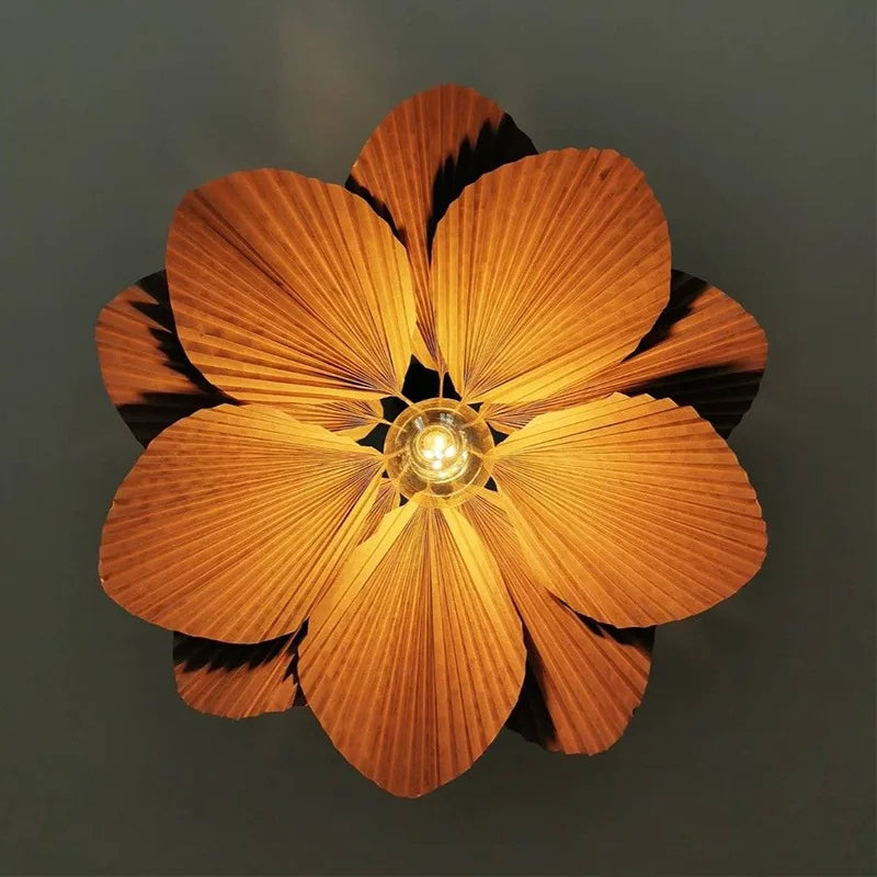 Pendant Light Paper Flower Art Deco Style | Florica