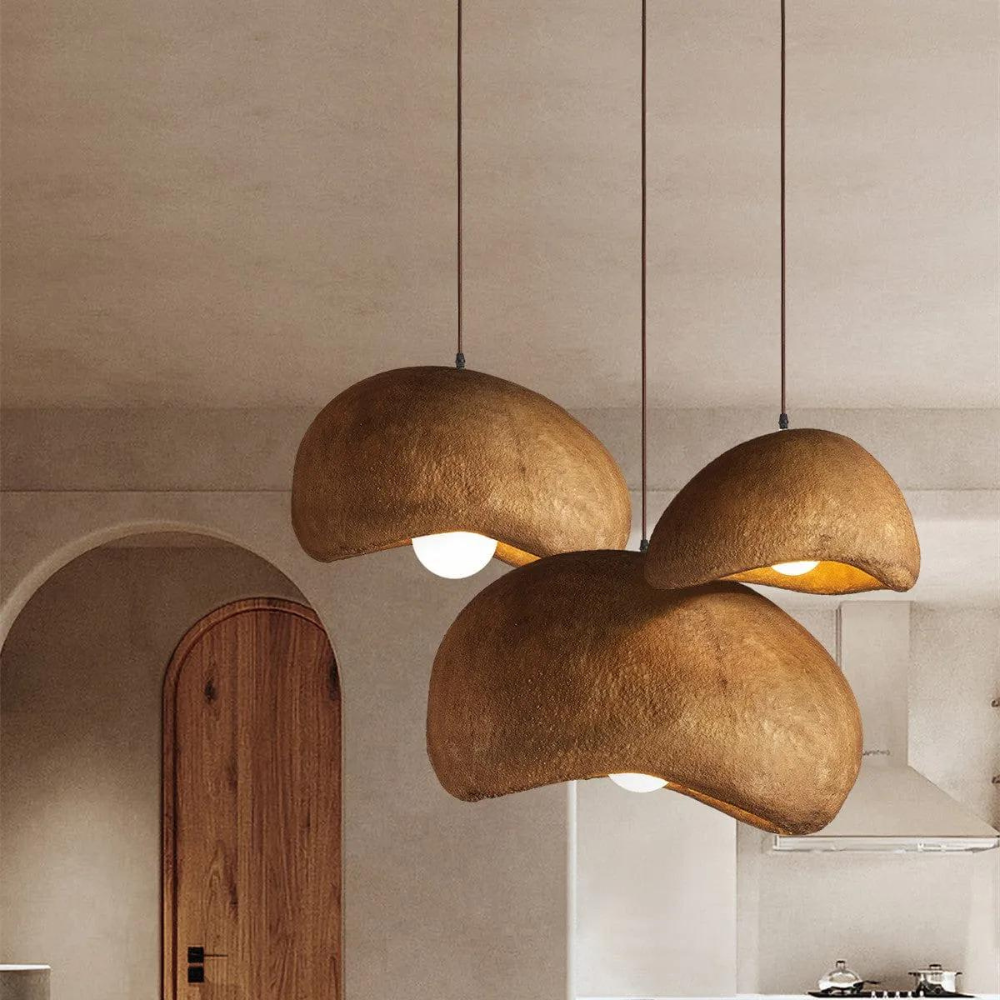 Pendant Light Resin Cloud in Japandi Style | Aokira