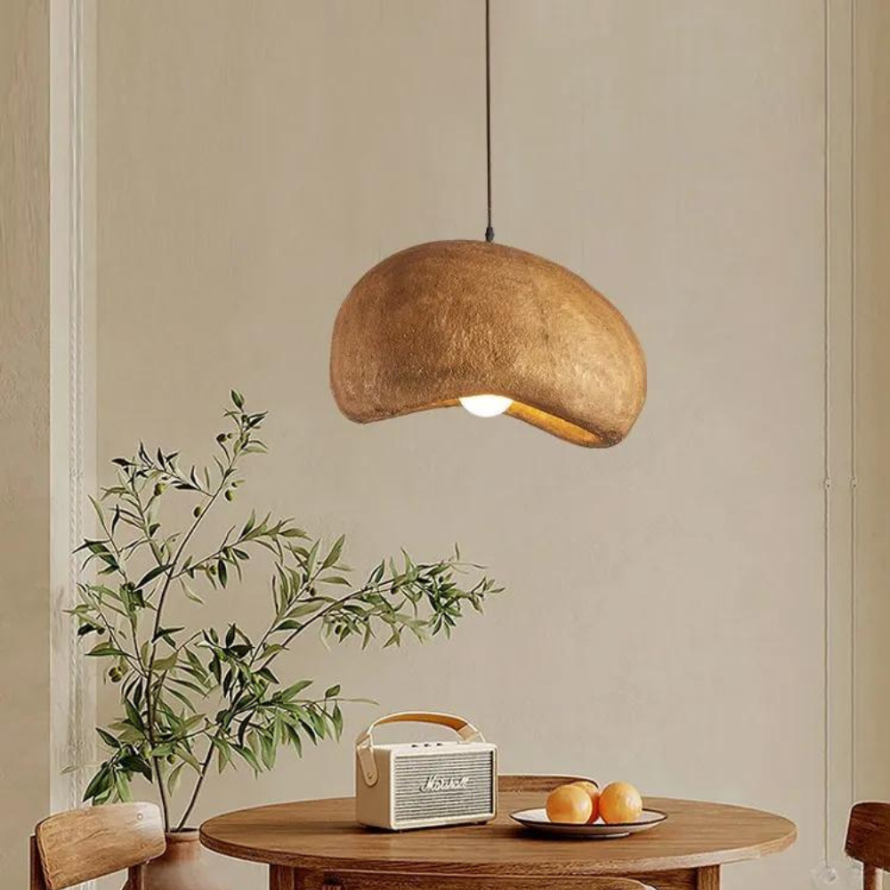 Pendant Light Resin Cloud in Japandi Style | Aokira