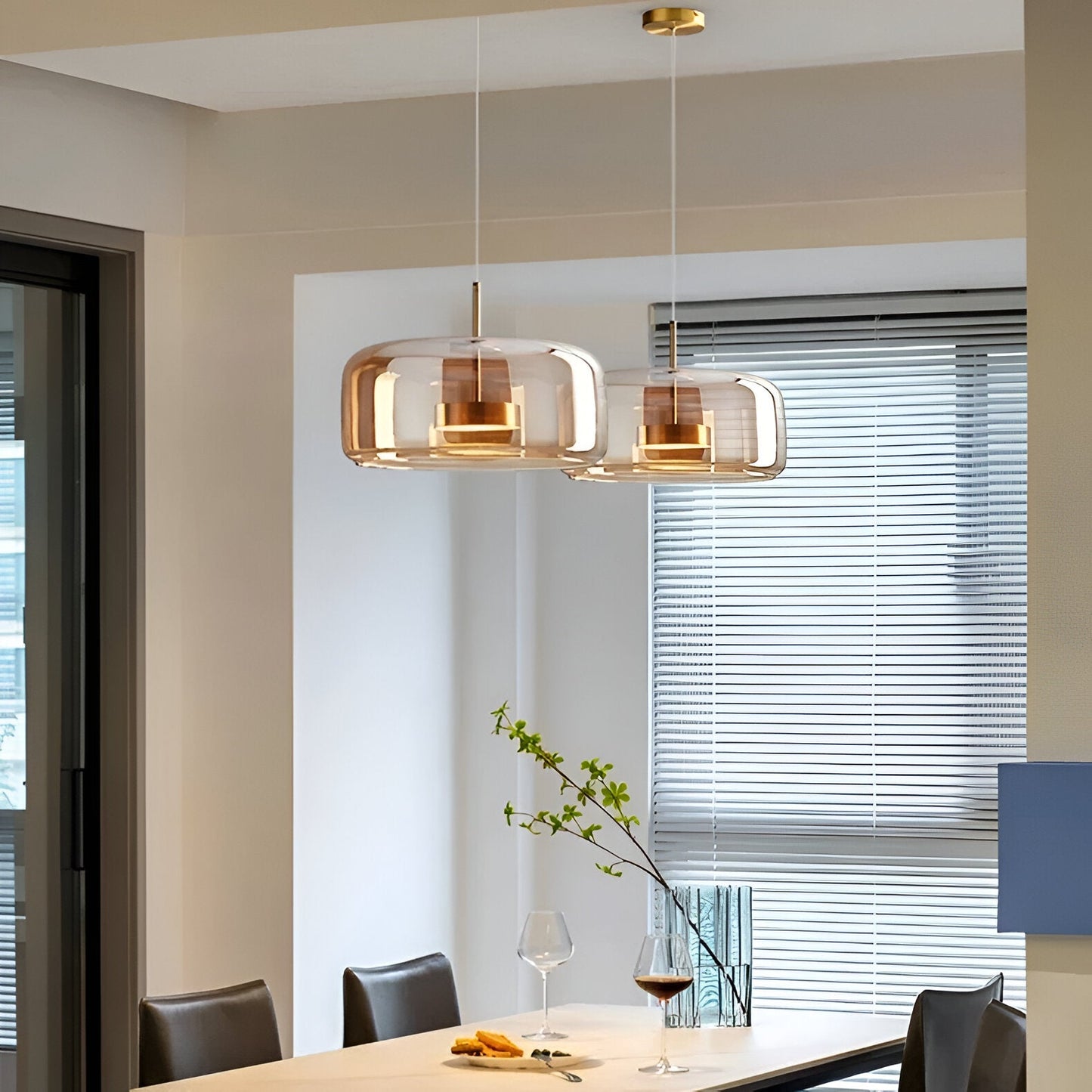 Pendant Light Retro Glass LED Modern Style | Halvra