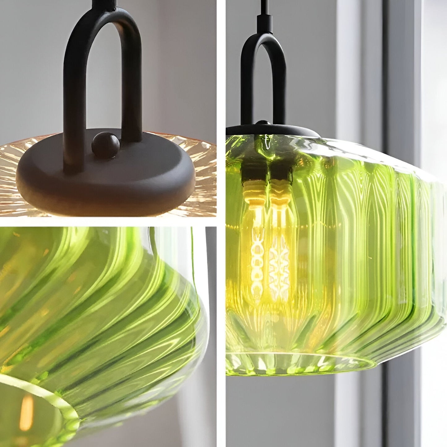 Pendant Light Retro Glass in Minimalist Style | Montra