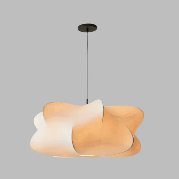 Pendant Light Silk Shade Modern Minimalist | Jureva