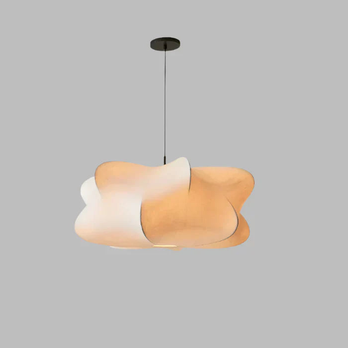 Pendant Light Silk Shade Modern Minimalist | Jureva