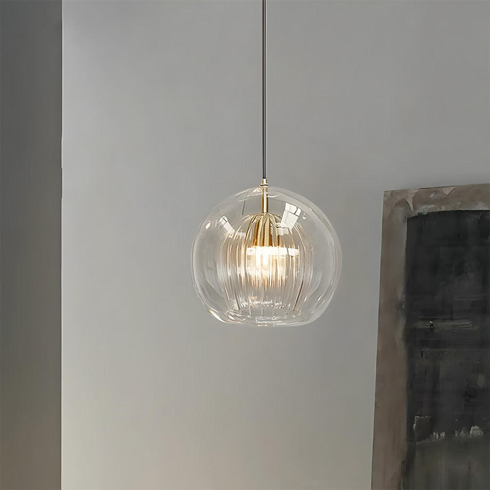 Pendant Light Spherical Glass in Nordic Modern Style | Vynari