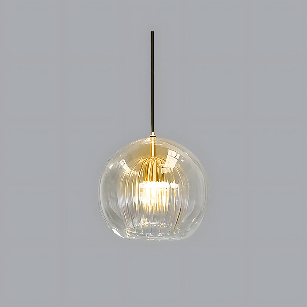 Pendant Light Spherical Glass in Nordic Modern Style | Vynari