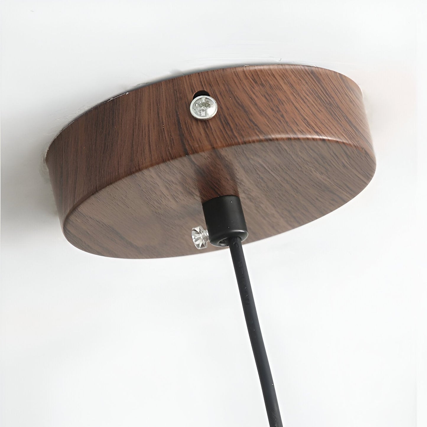 Pendant Light Walnut Finish Japanese Wabi-Sabi Style | Noraku