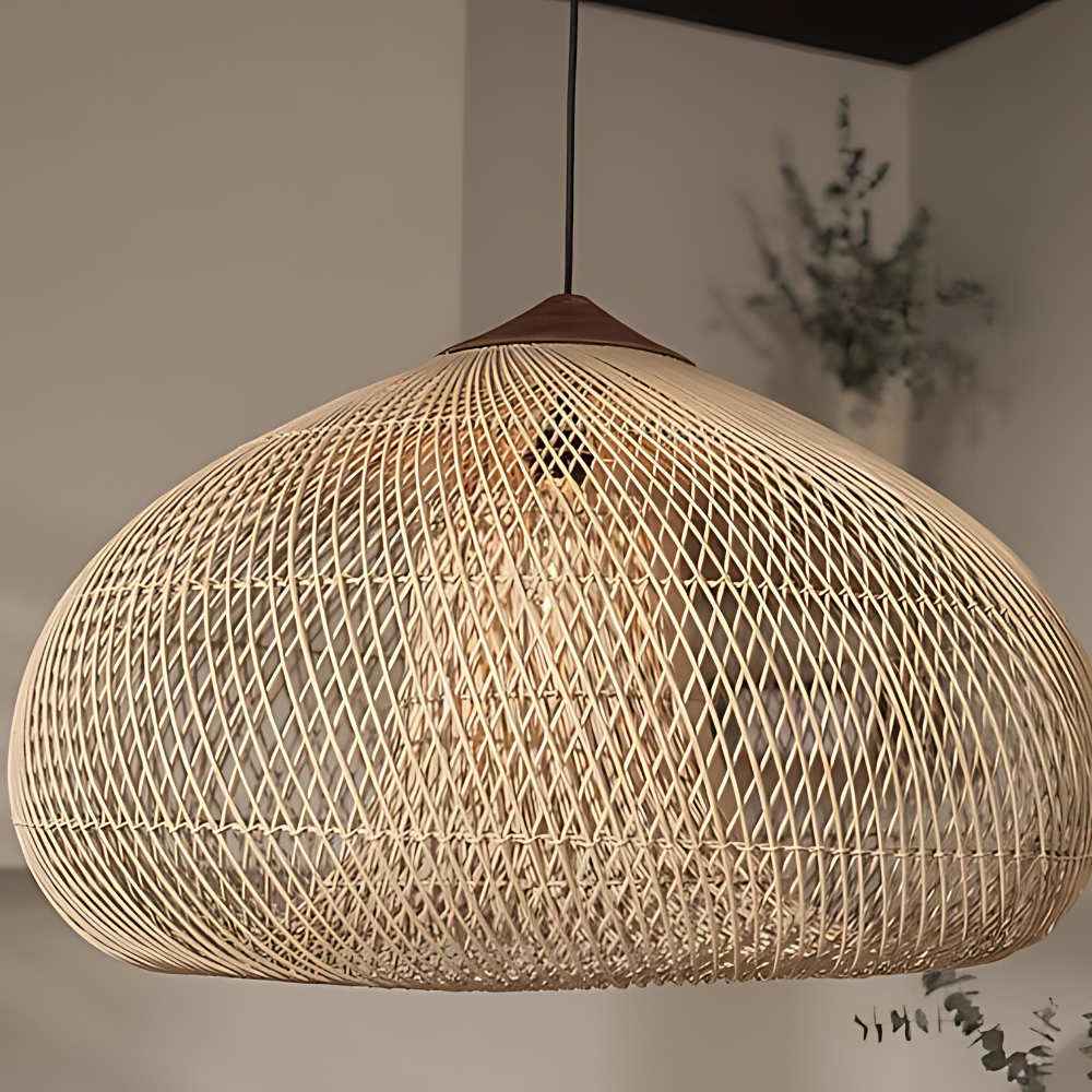 Pendant Light Wisteria Rattan Japandi Style | Monira