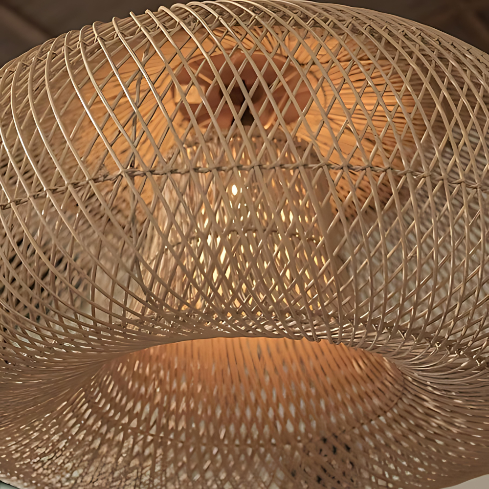 Pendant Light Wisteria Rattan Japandi Style | Monira