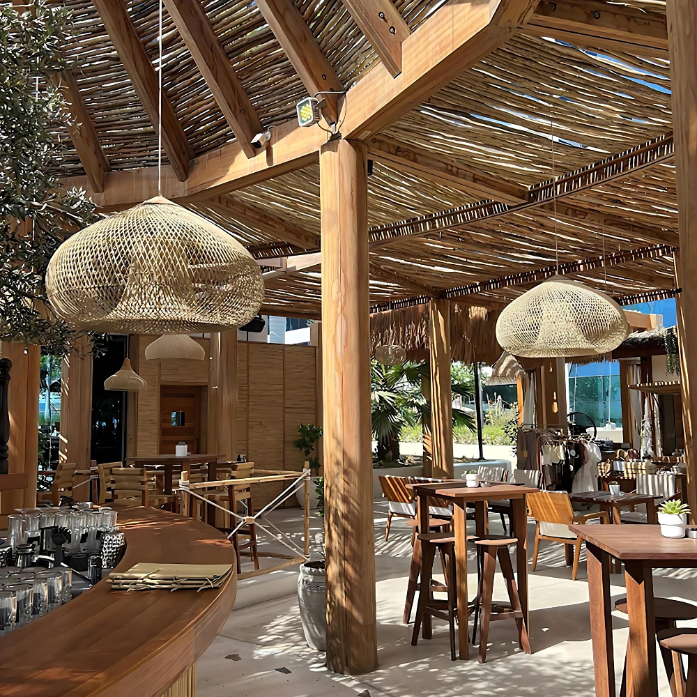 Pendant Light Wisteria Rattan Japandi Style | Monira