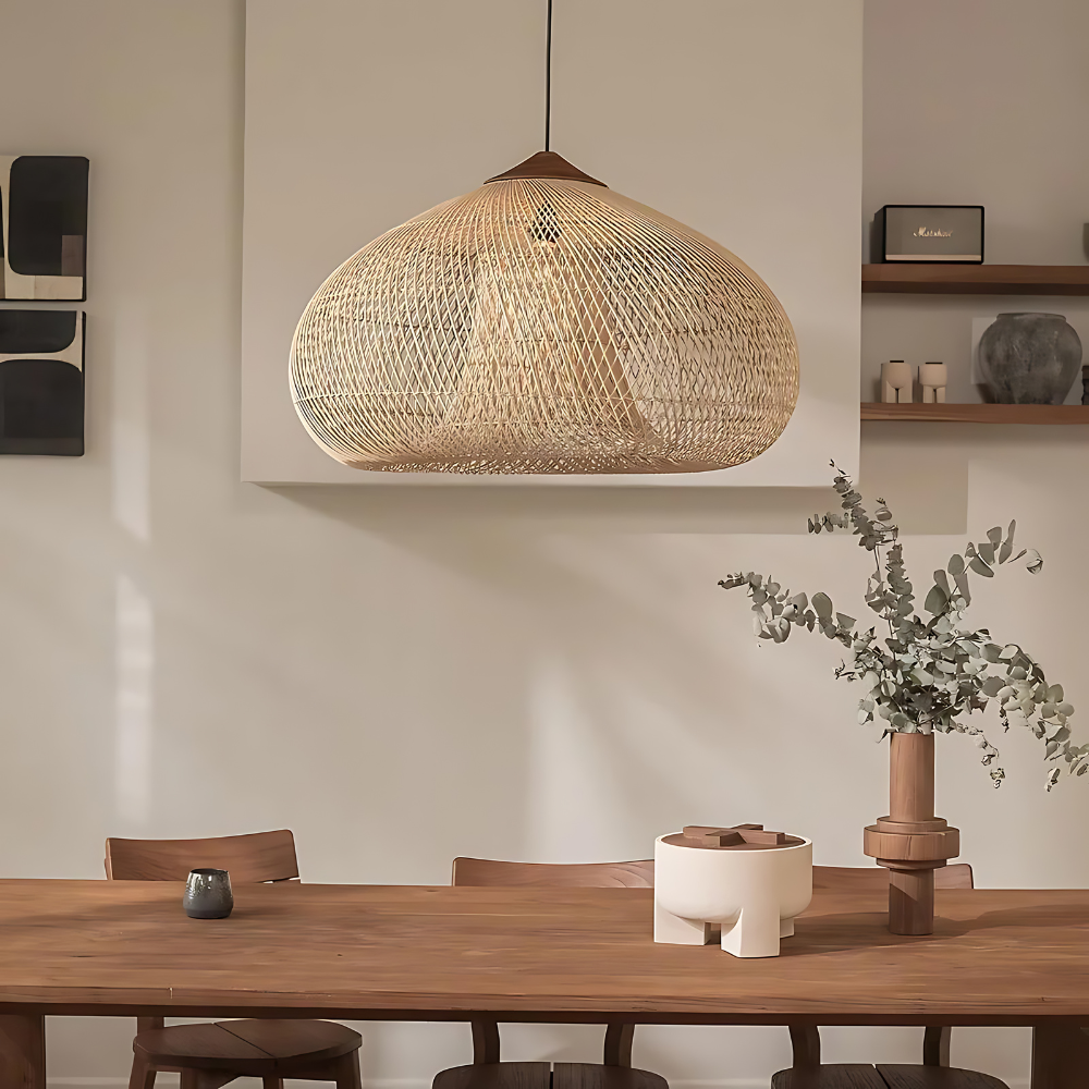 Pendant Light Wisteria Rattan Japandi Style | Monira