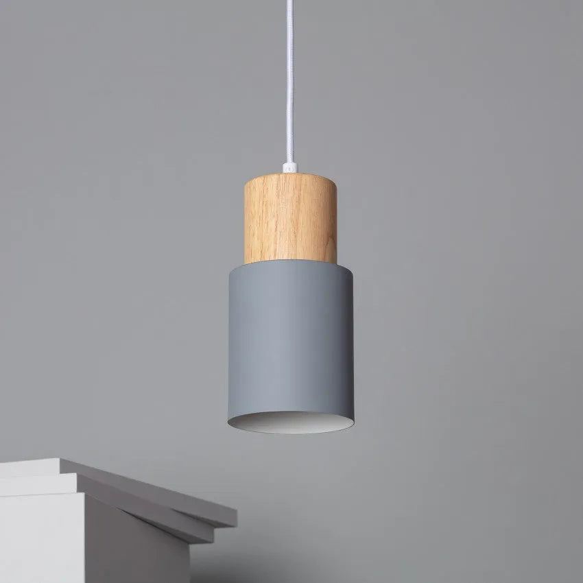Pendant Light Wood Accent LED in Nordic Design | Macylea