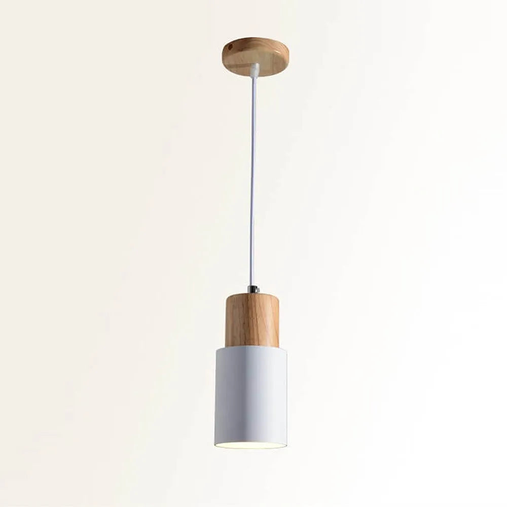 Pendant Light Wood Accent LED in Nordic Design | Macylea