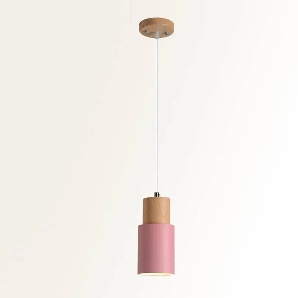 Pendant Light Wood Accent LED in Nordic Design | Macylea