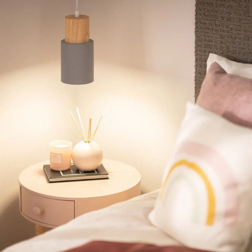 Pendant Light Wood Accent LED in Nordic Design | Macylea