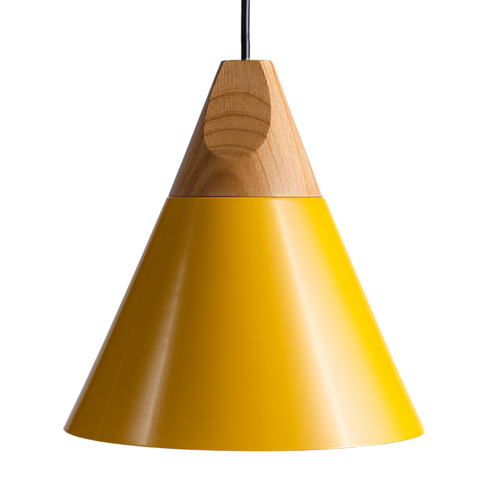 Pendant Light Wood Aluminium Nordic Style | Alvarn