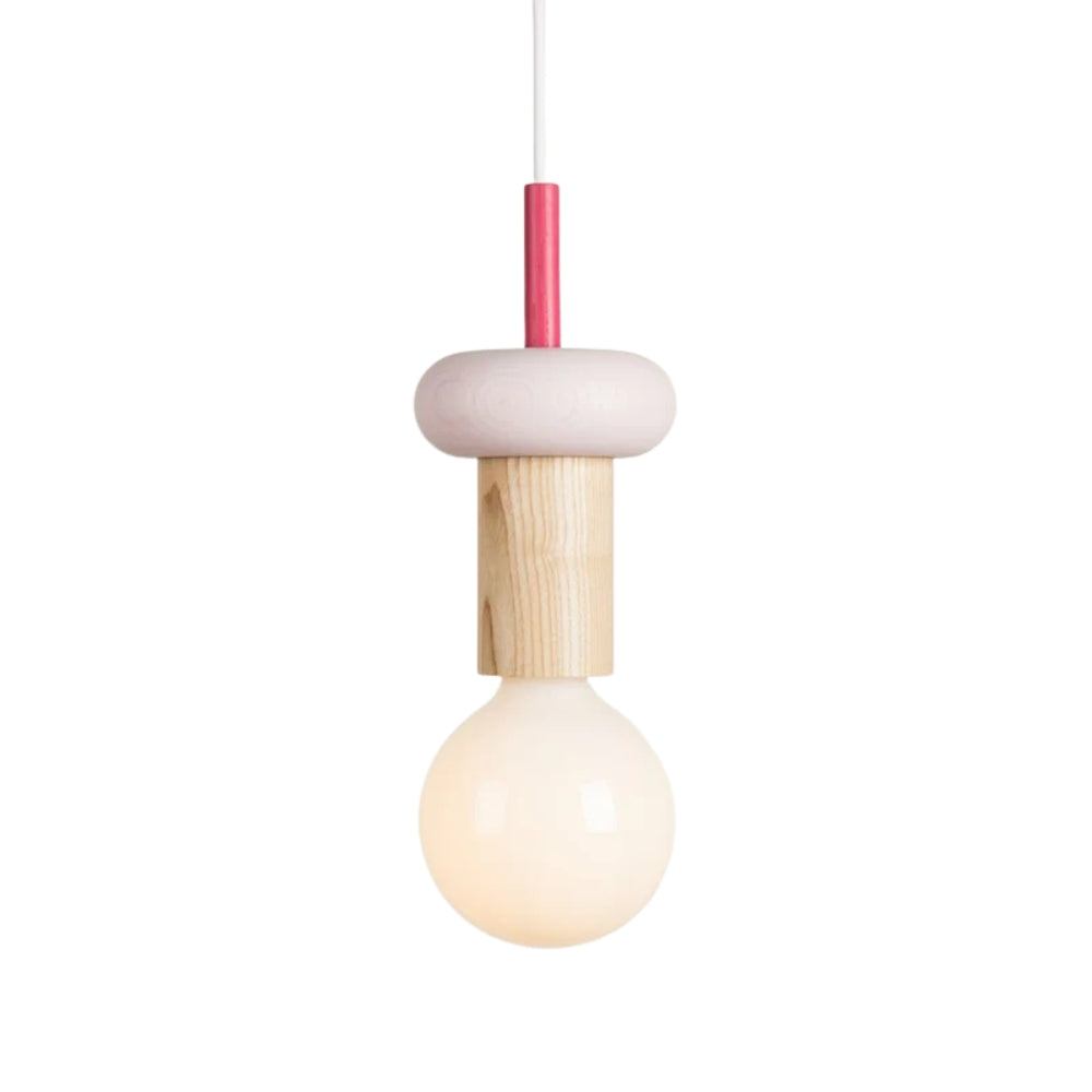 Pendant Light Wood LED Nordic Geometric Lighting | Nordilo